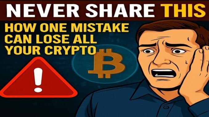 Why You Should NEVER Share Your Seed Phrase | Crypto Safety for Beginners#cryptocurrency  #podcast
