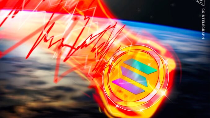 Why is the price of Solana down today?