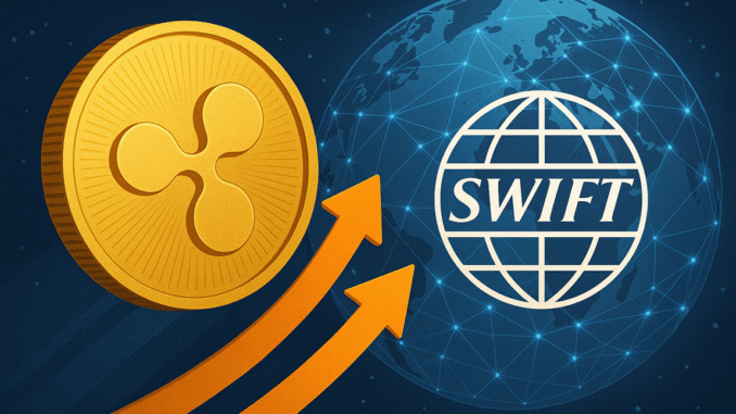 XRP To Capture 14% Of SWIFT's Volume, Says Ripple CEO Ripple XRP News Swift