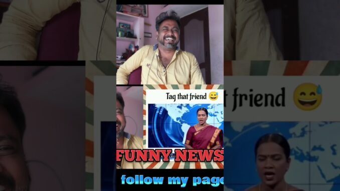 ai news funny speech  #funny #tamilreaction #comedy