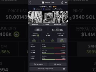 #cryptocurrencytrading #trading #TetsuoCoin #Solana check this one out! #Dexscreener