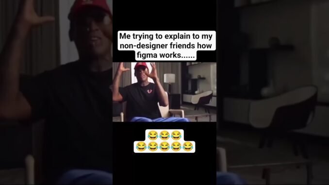 figma for beginners 😅😅😅 #uidesign #seniordesigner #ai #funny