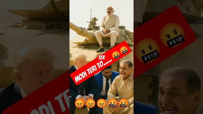 pm modi vs Pakistan pm #india #shorts #pakistan #news #map #ai
