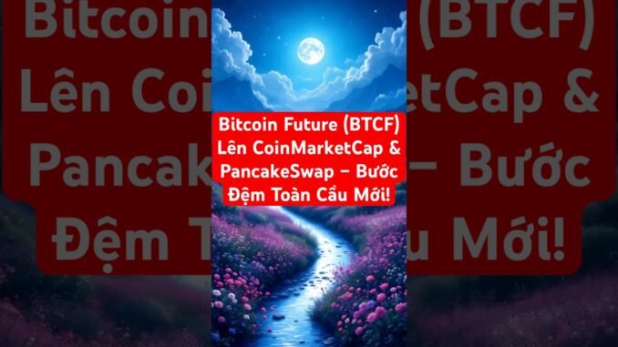 14. Bitcoin Future (BTCF) Lên CoinMarketCap & PancakeSwap – Bước Đệm Toàn Cầu Mới! #bitcoinfuture