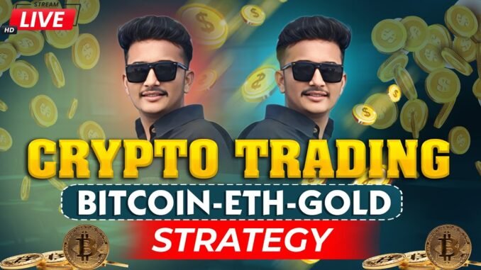 "Bitcoin & Gold Live Trading for Beginners – How to Trade BTC & GOLD in Real-Time"| 25-07-2025