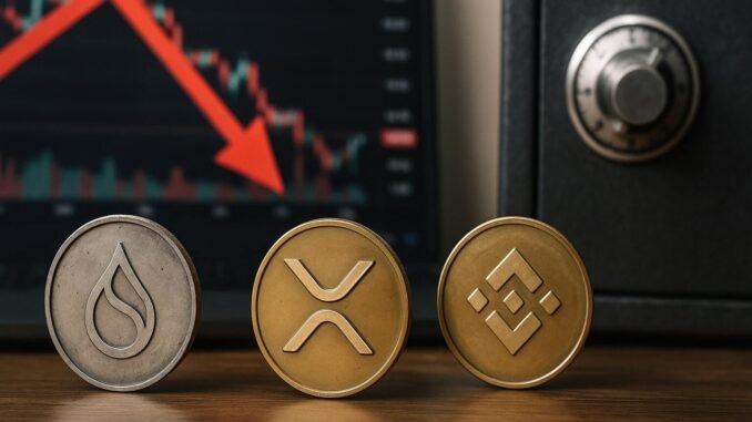 Amber International shares fall 6.7% following addition of Sui, XRP, BNB to $100 million reserve