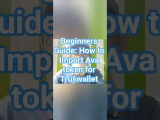 Beginners Guide: How to Import Ava  token for Truswallet. #cryptocurrency #seo