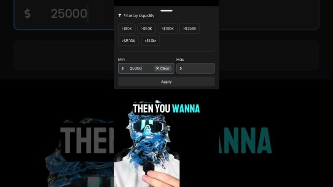 Best dex screener settings