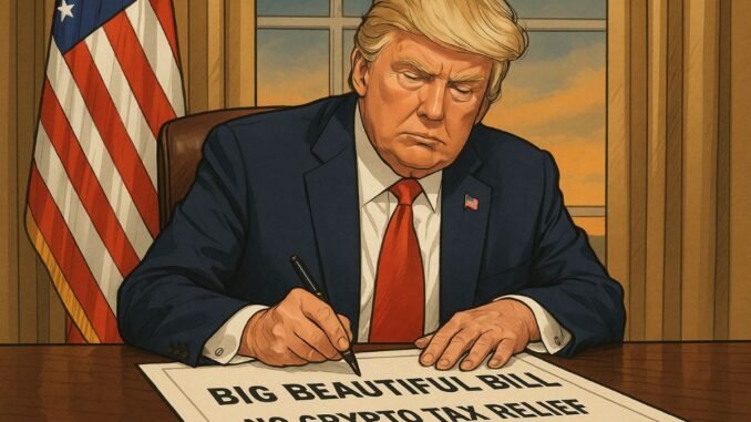 Big Beautiful Bill Passed Without Crypto Tax Exemption but Hope's Big Beautiful Bill Passes Without Crypto Tax Relief – Snorter Bot Offers a Path Forward