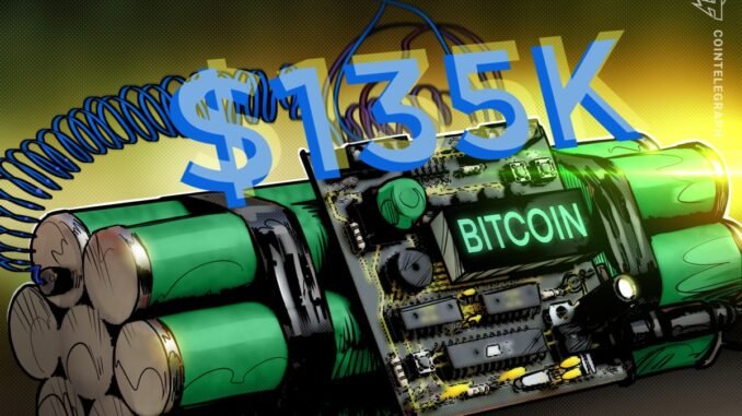 Bitcoin Consolidation May End With Rally To $135K