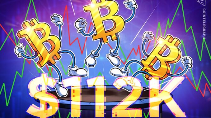 Bitcoin Hits New $112K High As Bears See $200M Liquidation