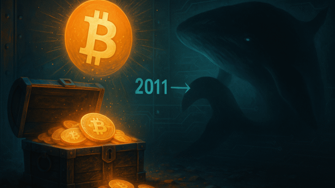 Bitcoin OG From 2011 Wakes Up, Cashes In On A Bitcoin Whale