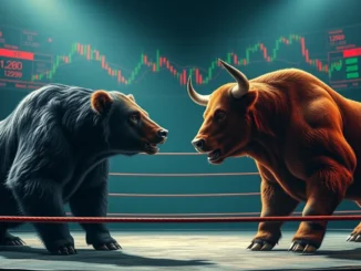 AI generated image of bulls and bears