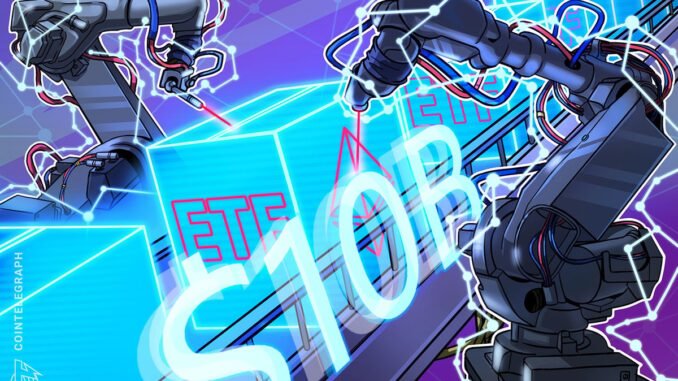 BlackRock's Spot Ethereum ETF Hits $10B, Third Fastest Ever BlackRock's Spot Ethereum ETF Hits $10B, Third Fastest Ever