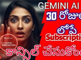 Cancel Gemini AI Pro: Step-by-Step Guide #ai #telugu #tricks