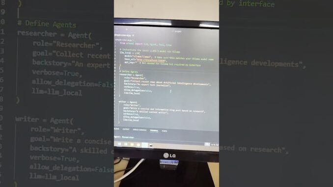 Crew AI Agent Development for Beginners: A Step-by-Step Guide