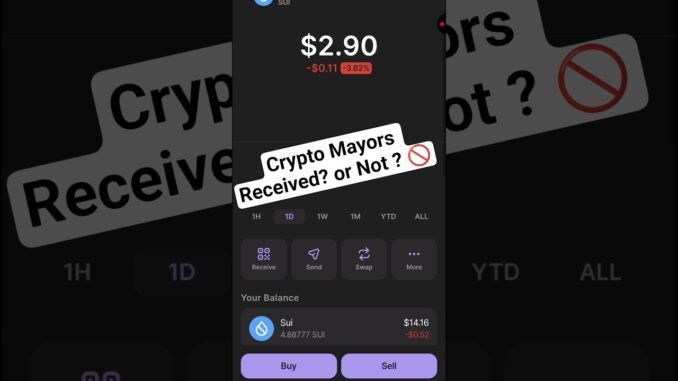Crypto Mayors Airdrop Received Check Guide ✅ || Crypto Mayors Airdrop Not Received Solution