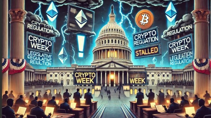 Crypto Week In Jeopardy: Legislative Hurdles Threaten Progress On Regulation Crypto