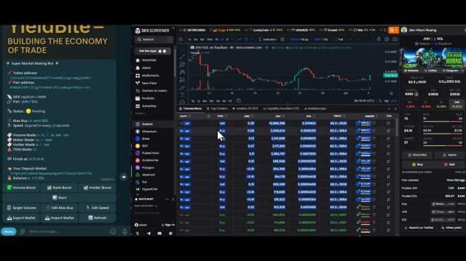DEXSCREENER BUY AND SELL