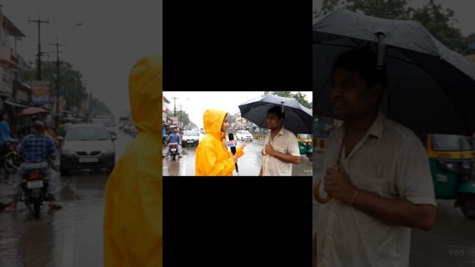 🌧️ Desi Monsoon Madness | Street Interview with a Twist 😂 | AI News Clip