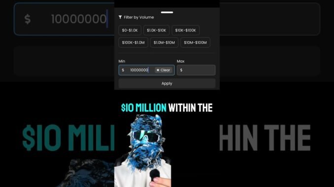 Dex screener 100x filter