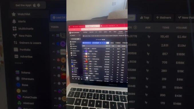 Dexscreener is the new tradingview. Cancel your costly subscription and invest that money into memes