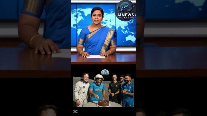 Dhoni Birthday Special AI NEWS Tamil