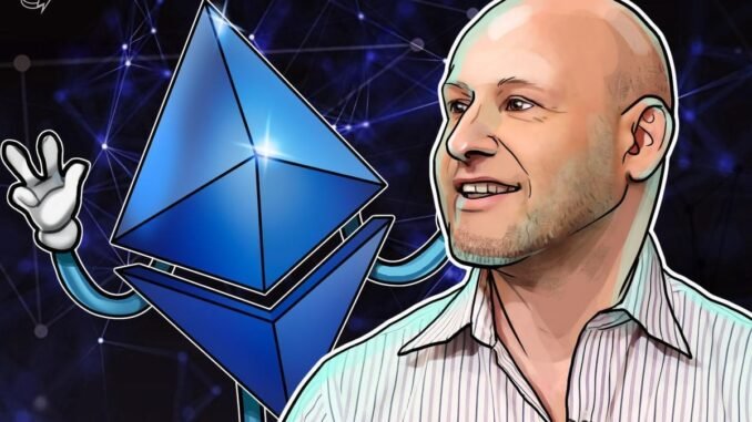 ETH Treasuries Key to Ethereum’s Growth: Ethereum Co-Founder