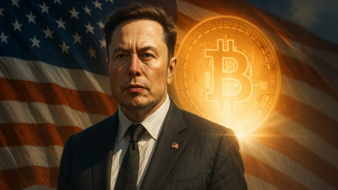 Elon Musk's America Party embraces Bitcoin