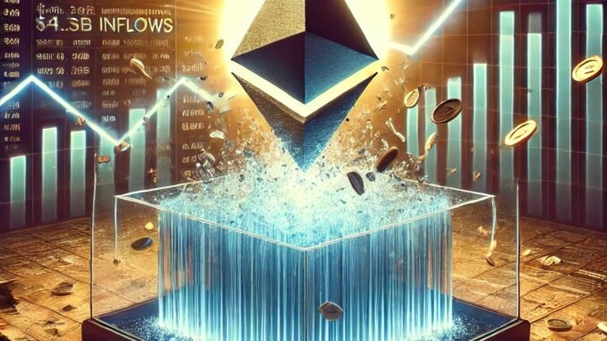 Ethereum Breaks Records as Crypto Funds See $4.39B Inflows Ethereum Breaks Records as Crypto Funds See $4.39B Inflows