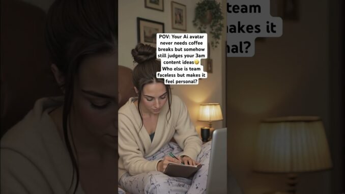 Free ai avatar sneak peek guide in bio 🫶#ai #aicontentcreation #aicontentcreator #aiavatars