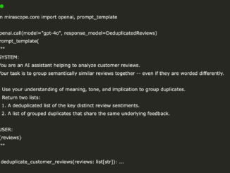 Getting Started with Mirascope: Removing Semantic Duplicates using an LLM
