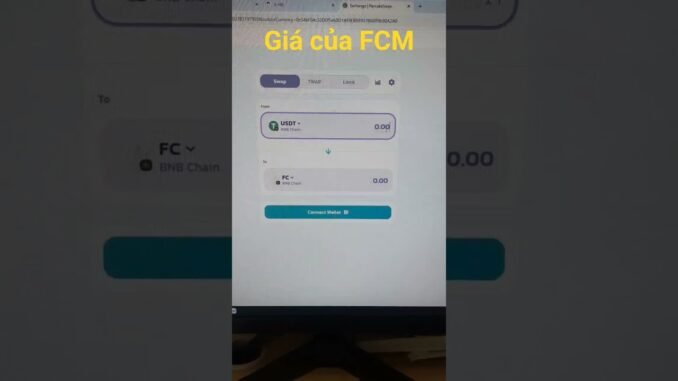 Giá của coin FCM trên sàn Pancakeswap
