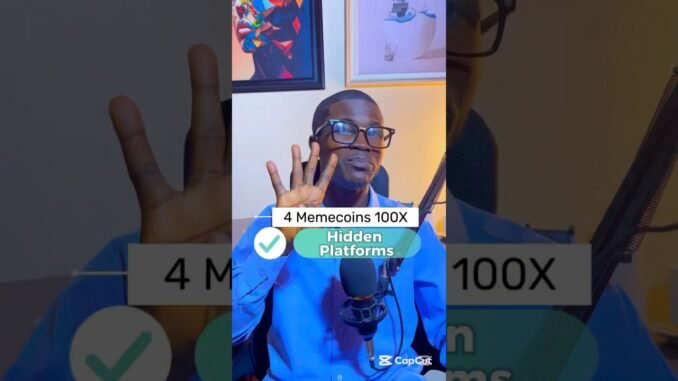 Hidden Memecoin 100X Platforms🎯 | Trade Alpha here