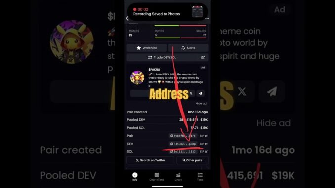 How To Buy Memecoins with Dexscreener And Phantomwallet #trading #memecoin