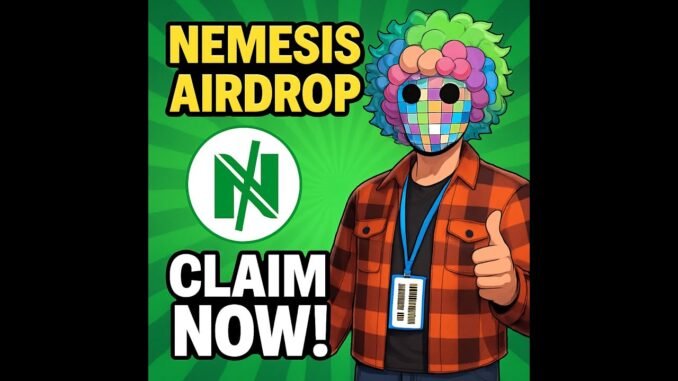 How to Claim Nemesis Airdrop Free Crypto Guide 💸Don’t Miss Early Access #Nemesis #CryptoAirdrops