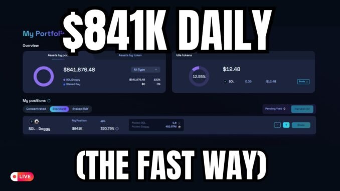 How to Earn $841K Launching Meme Coins on Raydium (NEW METHOD)