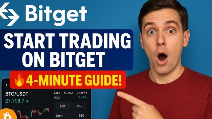 How to Start Crypto Spot Trading on Bitget | Beginner’s 4-Minute Guide!