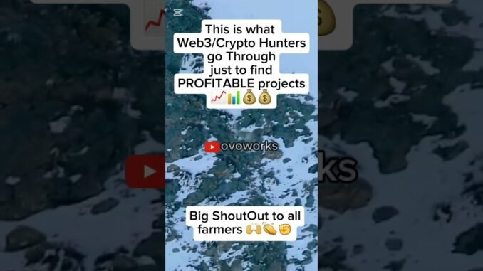 I #Investigated what #Web3 #Crypto #Hunters go Through just to find #PROFITABLE #projects #wildlife