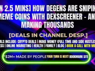 [In 2.5 mins] How Degens Are Sniping Meme Coins With DEXScreener [Crypto Deals In Desp.]