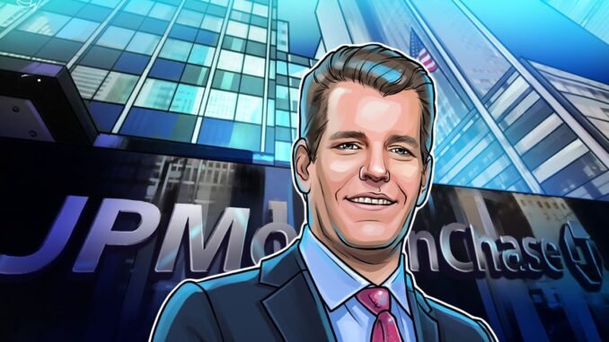 JPMorgan Blocked Gemini After My Criticism JPMorgan Blocked Gemini After My Criticism