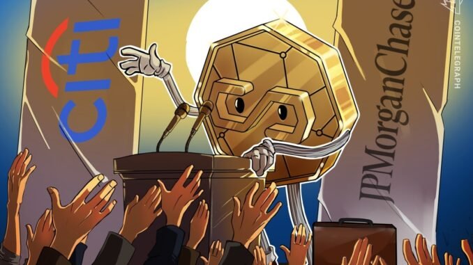 JPMorgan, Citi Weigh Stablecoin Entry as TradFi Interest Rises JPMorgan, Citi Weigh Stablecoin Entry as TradFi Interest Rises