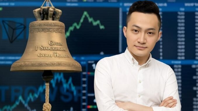 Justin Sun-backed Tron Inc. to ring Nasdaq bell tomorrow following reverse merger