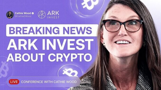 LIVE: Ark Invest CEO Announces Breaking Crypto Move! This Speech Will Transform the Entire Industry!