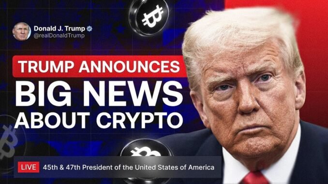LIVE: Trump Announces Important News About Crypto! This Speech Will Change the Crypto Industry