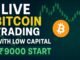Live Bitcoin Trading with ₹9000 Capital | Crypto for Beginners 2025