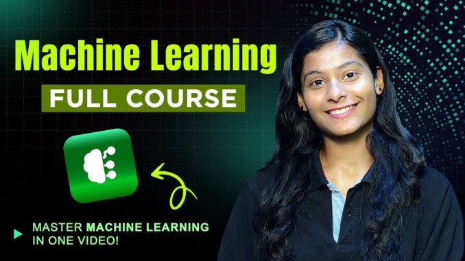 Machine Learning Full Course (2025) | Machine Learning Course For Beginners | Intellipaat
