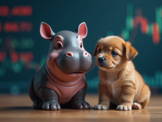 A Small Hippo and Puppy