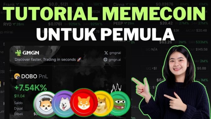 Memecoin Pemula Tutorial  - GMGN memecoin tutorial #memecoin #memecoin #memcoins #dexscreener