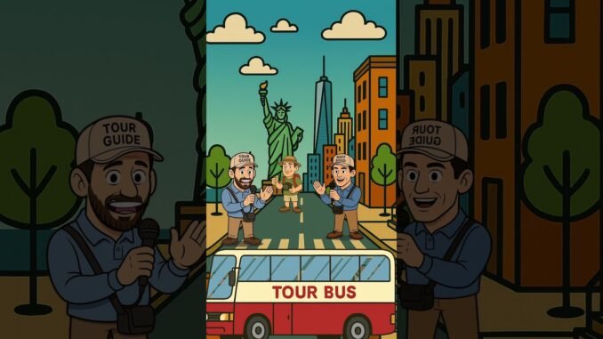 Messi & Ronaldo as New York Tour Guides 🗽😂 | Funny AI Skit #shorts #messi #ronaldo #funny